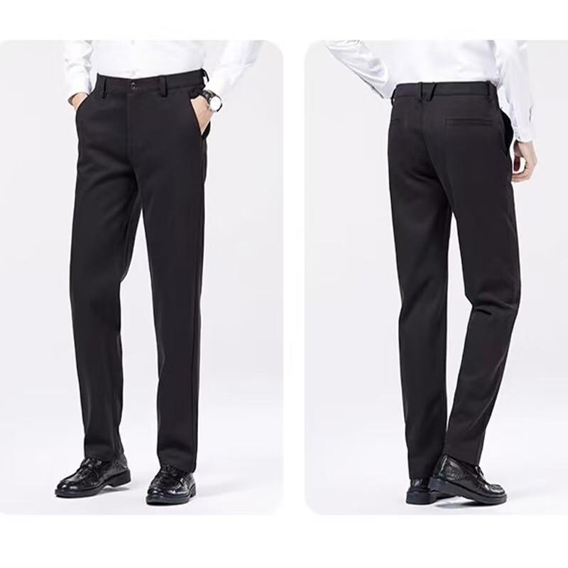 Мужские брюки Raphenny Business Casual прямого кроя из эластичной ткани