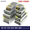 220 В к DC 5 В/12 В/24 В/36 В/48 В 10 Вт-1500 Вт Импульсный источник питания для светодиодных лент
