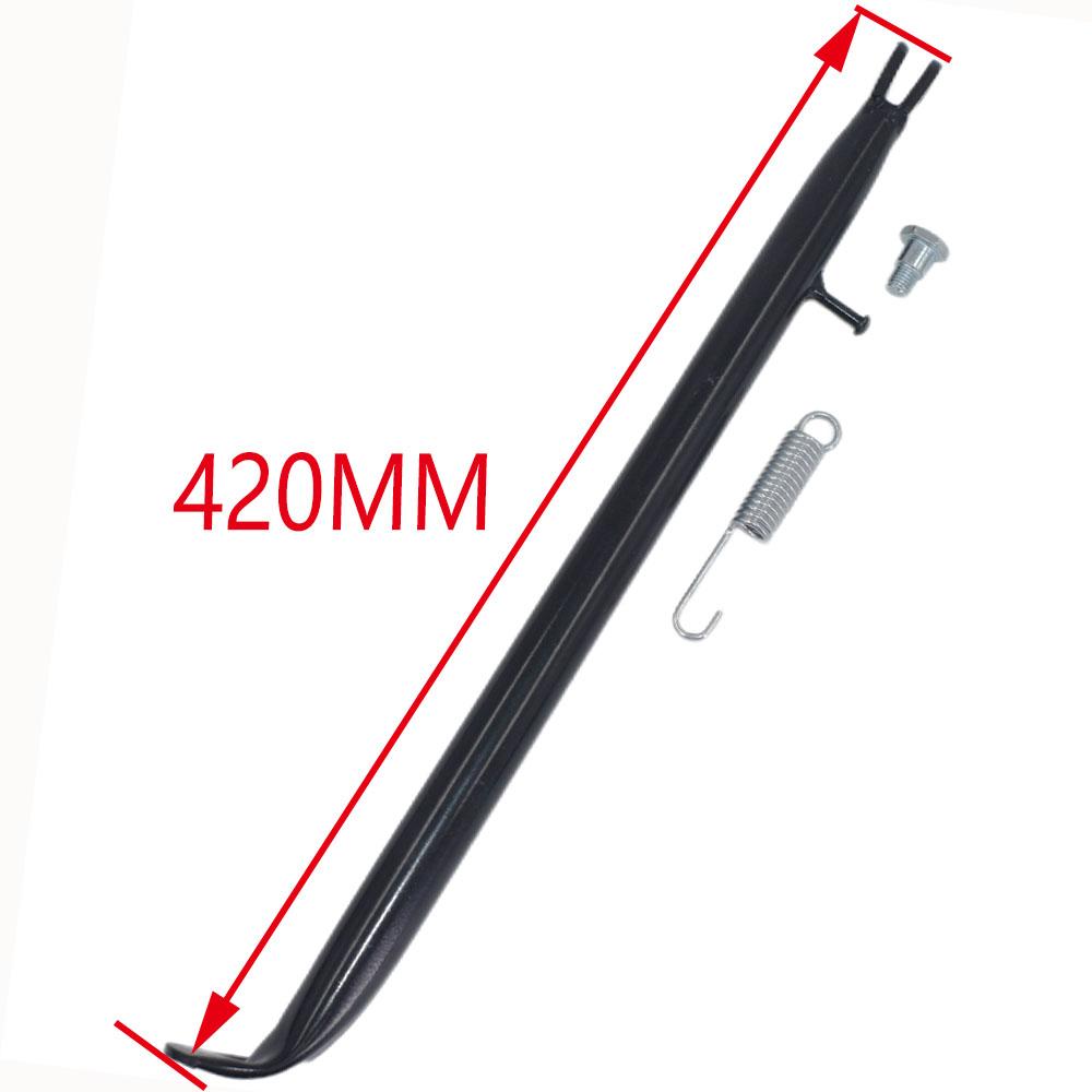 240MM - 420MM Dirt Pit Bike Sidestand with Spring Set 125cc 110cc 140cc for BSE Side Kick Stand for TTR 10 12 14 16 Inch