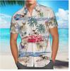 A new large-size men's fashion digital printing short-sleeved shirt in summer from the source manufacturer