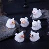5 шт. Кукольный домик Светящиеся Животные-Призраки Миниатюрные Модели Аксессуары для DIY Декор Кукольного Домика Хэллоуин Украшения Светящиеся в Темноте Игрушки