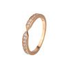Shangjia V-shaped Ring Female Versatile LiensV Gold Ring Female Versatile Light Luxury