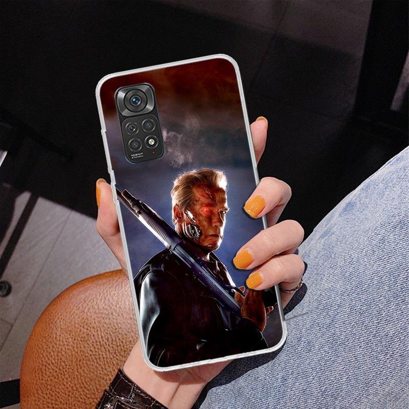 Arnold Schwarzenegger Terminator Phone Case For Xiaomi Redmi Note 15 14 13 12S 12 11 Pro Plus 14S 11S 11E 10 10S 11T 5G Personal