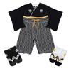 Comfort U Baby Hakama Japanese Kimono Outfit with Perfect for Baby First Shrine and First Festivals Dark Boys' Romper, 100% Cotton, Pattern,