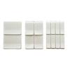 40/80/160 Pages Frosted Simple Pure White Index Stickers Transparent Label Stickers DIY Sticky Notes Office School Supplies
