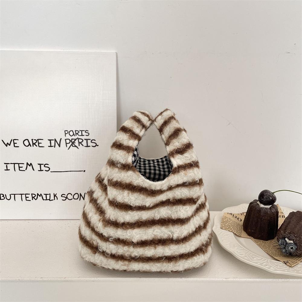 Женский клатч с леопардовым принтом, мягкий плюшевый, осенне-зимний, модная сумочка, тоут, для хранения