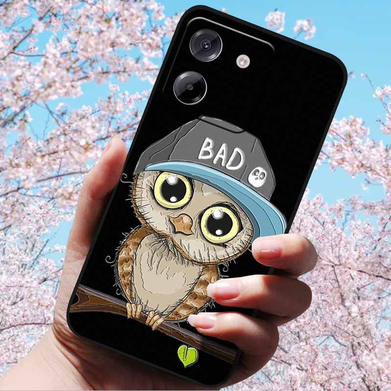 Чехол для Xiaomi Poco M7 Pro 5G 3D тиснение цветок мягкий силикон разные цветы для Poco M7 Pro 5G 3D милый мультяшный чехол