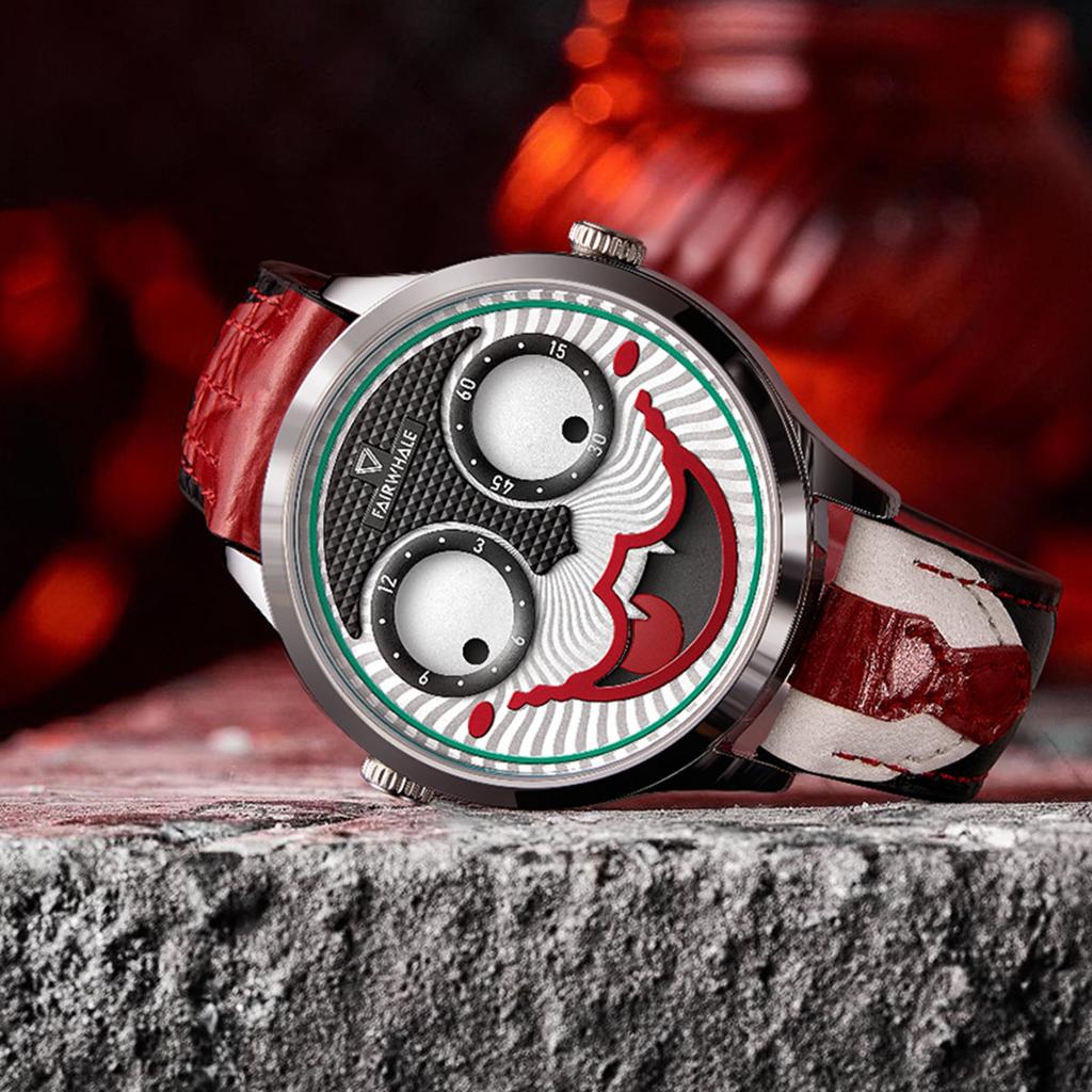 Mark Huafei Fashion Clown Watch Men's Fully Automatic Quartz Watch Personalized Waterproof Trend Student Watch Men