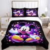 Mickey Mouse Space Print 3Pcs Bedding Setduvet Cover With 2 Bedropillowcase Home Birthday Gift
