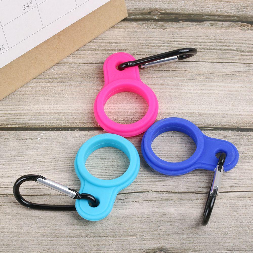 New Arrival Water Bottle Holder Rubber Buckles Hook Sports Kettle Buckle Outdoor Carabiner