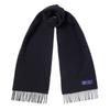 ABRAHAM MOON Merino Wool Muffler 25cm - Navy