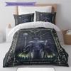 Elden Ring  Pattern Bedding Quilt Set Quilt Cover Pillowcase Home Decoration Birthday Gift (1 * duvet cover + 2 * pillowcase, without core)