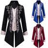 Elegant Gothic Victorian Tailcoat For Halloween Steampunk Medieval Jacket