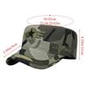 Men Unisex Breathable Hat Baseball Cap Cotton Cadet Hat   Breathable Combat Fishing Flat Adjustable Cap