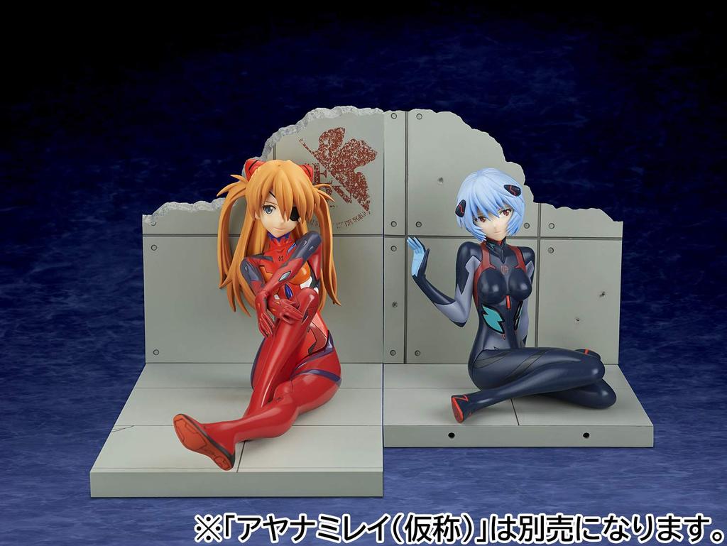 Shin Evangelion Театральная версия Shikinami Asuka Langley Plug Suit Новая Театральная версия Цветная шкала ПВХ Окрашенная Полная Фигурка BF090 Ver. 1/7