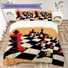 Chess piece Pattern Bedding uilt Set uilt Cover Pillowcase Home Decoration Birthday Gift (1 * duvet cover + 2 * pillowcase  without core)