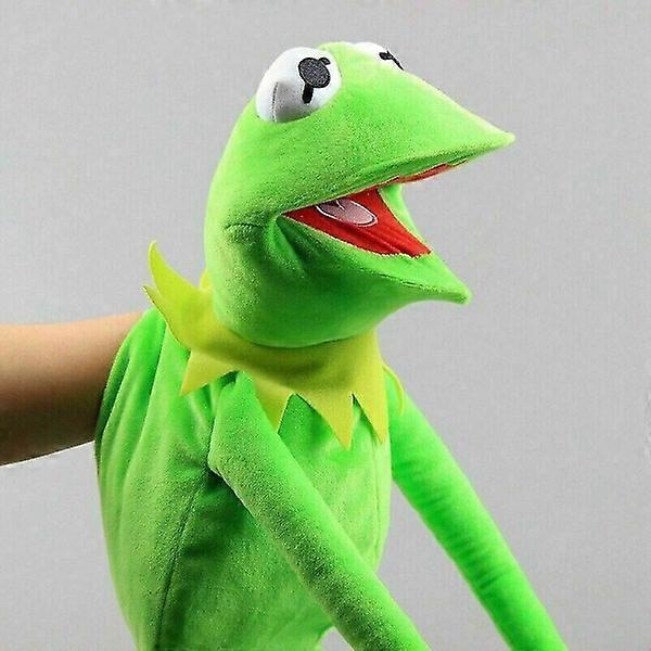 60 cm Kermit the Frog Hand Puppet Full Body Plush Toy Props, Plush Toy