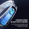 Xiaomi Мини новый USB-вентилятор на шею 8000 мАч, перезаряжаемый, без лопастей, портативный, тихий, со светодиодным цифровым дисплеем, электрические вентиляторы, охладитель воздуха