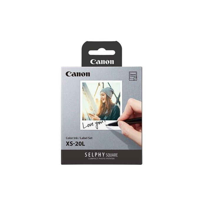 Canon SELPHY SQUARE QX10/QX20 Набор цветных чернил/этикеток XS-20L (Без пополнений)