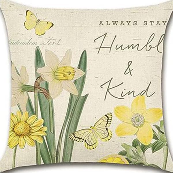 Ретро Растение Цветочный Принт Лен Наволочка Дом Гостиная Диван Автомобильная Подушка