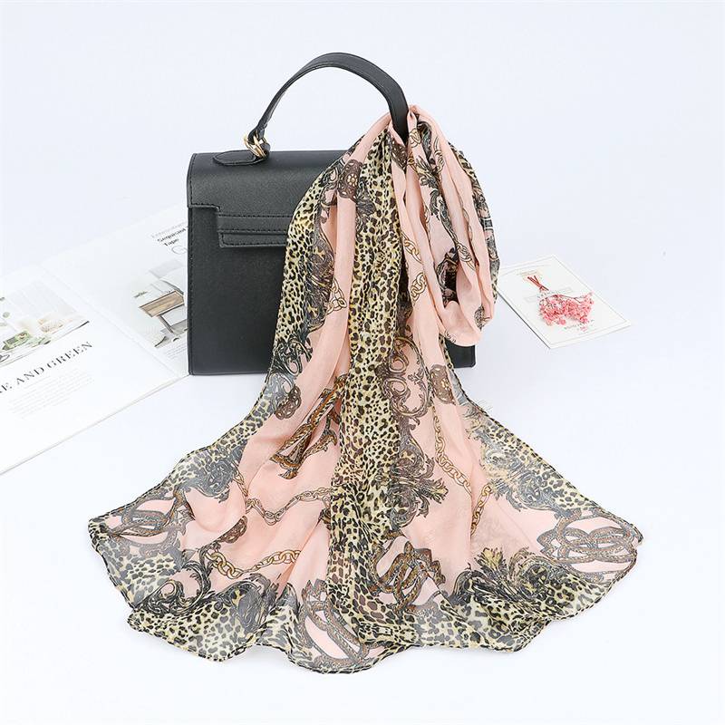 Chiffon Scarf Printing Thin Popular Scarf Sunscreen Women's Small Dots