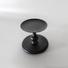 Black Metal Pillar Decorative Candlestick Scented Candles Holders Stand, Decorations Home Gifts for Bedroom Livingroom Wedding