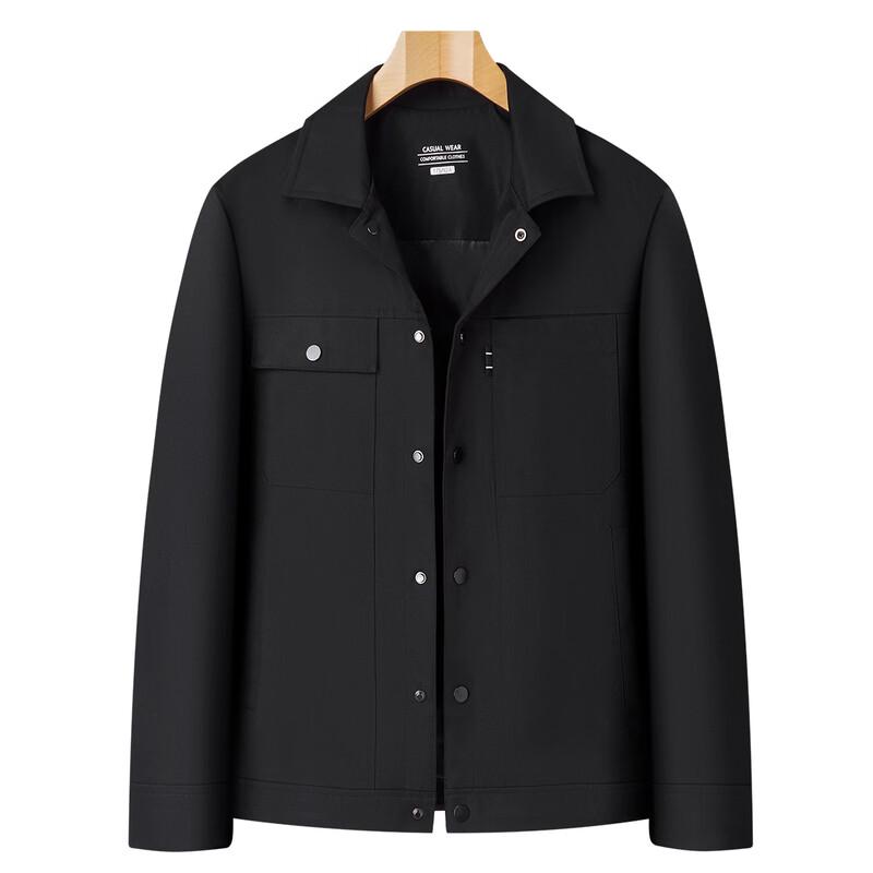 Shanshan Men's Autumn Business Casual Windproof Lapel Jacket