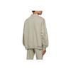 Fear of God Essentials Флокированный логотип, с длинным рукавом, флисовая толстовка-пуловер, мужская толстовка, меланжево-зеленая, FOG-SS22-254