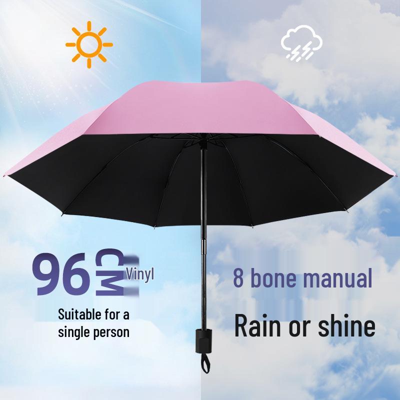 Очень большой зонт-солнцезащитный двойного назначения: Плотный, Усиленный, Складной для Солнца и Дождя
