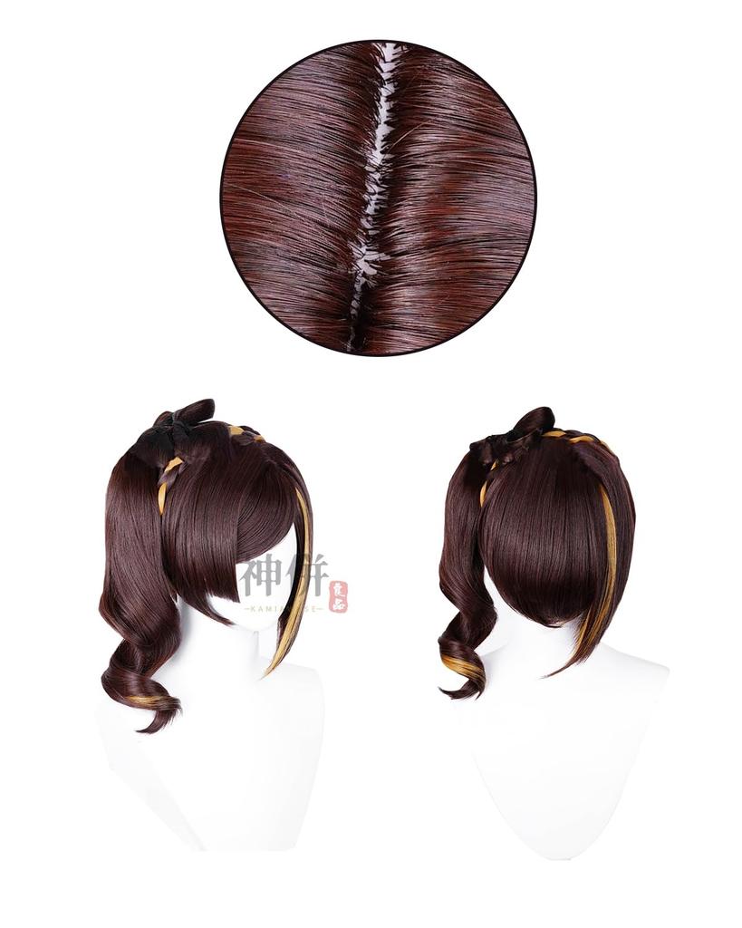 Chiori Cosplay Wig Thunder Judge Genshin Cosplay Adult Cultural Event Stage Chiori Cosplay Wig [Kanzu Ryohin] Included, Costume, Costume, Festival,