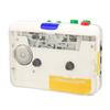 Portable Cassette Player with Convert Old Tapes and Cassettes To Capture Via Tape To MP3 Compatible with Windows and OS X Headphones, MP3, USB,