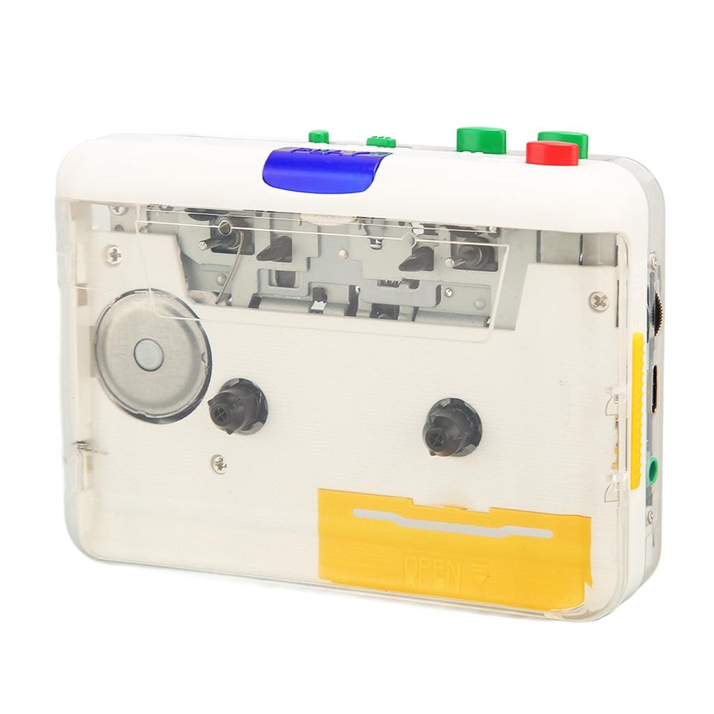 Acogedor Portable Cassette Player with Converts Old Tapes and Cassettes to Captures via Tape to MP3 Compatible with Windows and OS X Headphones, MP3,
