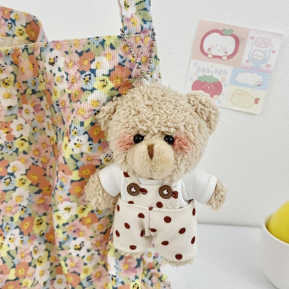 Мягкая кукла Маленький мишка Брелок Мультяшный брелок для ключей от машины Милый подвес для сумки