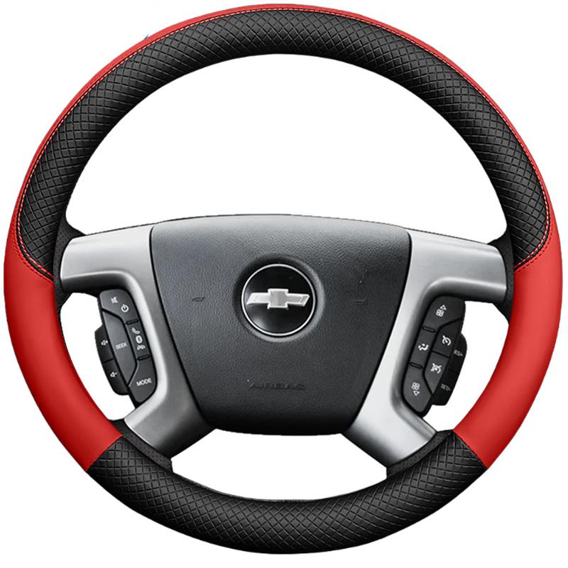 Кожаный чехол на руль автомобиля для Chevrolet Captiva Silverado GMC Sierra 2007-2014 Daewoo Автомобильный интерьер