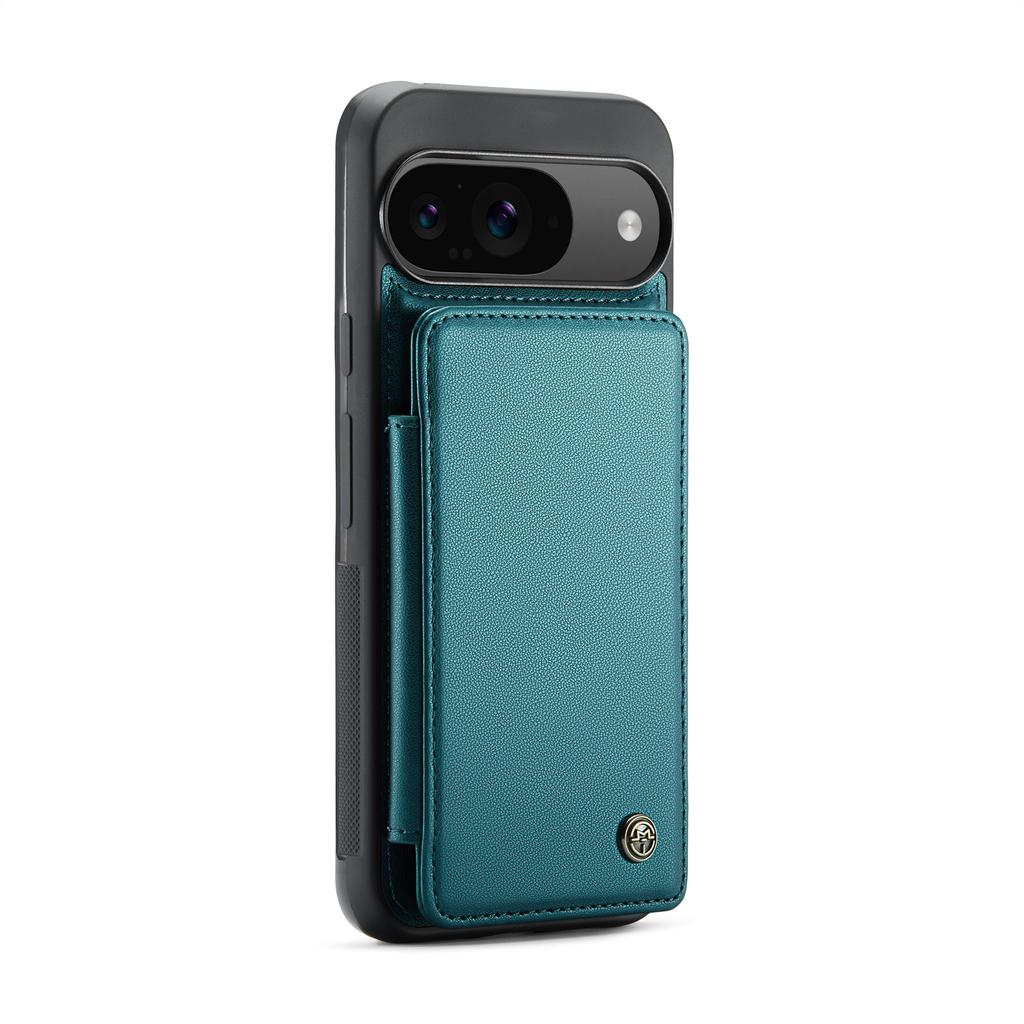 Чехол CASEME C22 для Google Pixel 10 Pro/10/9 Pro/9, кожаная задняя крышка со слотами для карт с RFID-блокировкой