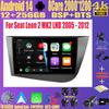Автомобильное радио Android 14 Carplay для Seat Leon 2 MK2 2005 2006 2007 - 2012 Навигация GPS Мультимедийный проигрыватель WiFi+4G стерео BT 2 DIN