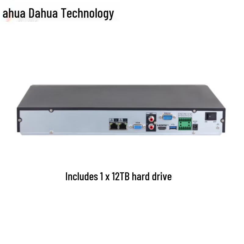 16-канальный NVR Dahua с 2 отсеками (DH-NVR8216-X) Китайская вилка (адаптер в комплекте)
