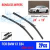 For BMW X1 E84 2009-2015 Car Wiper Dovetail Soft Rubber Wiper Windshield Windscreen HD Quiet Automotive Wiper 24"+19"