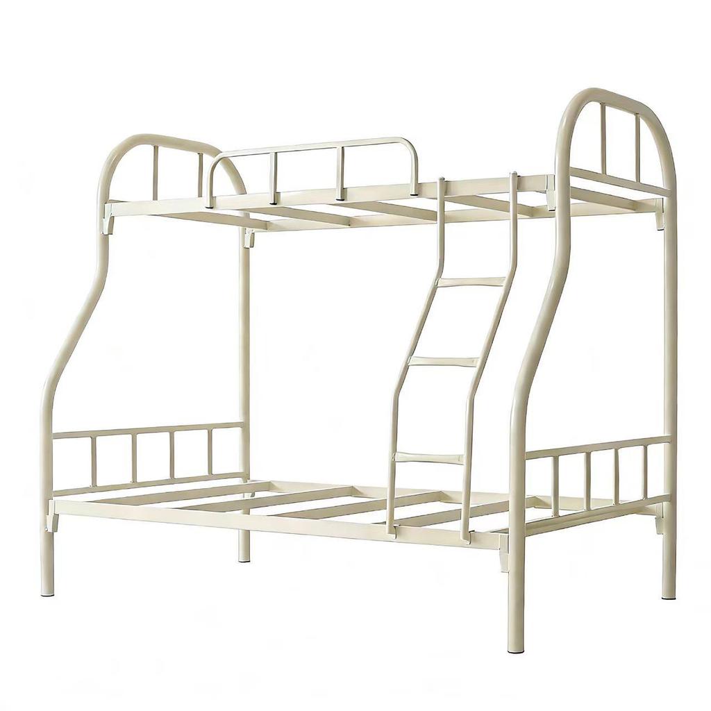 Children's Bunk Bed: Double Steel Iron Frame for Home & Rental Use
