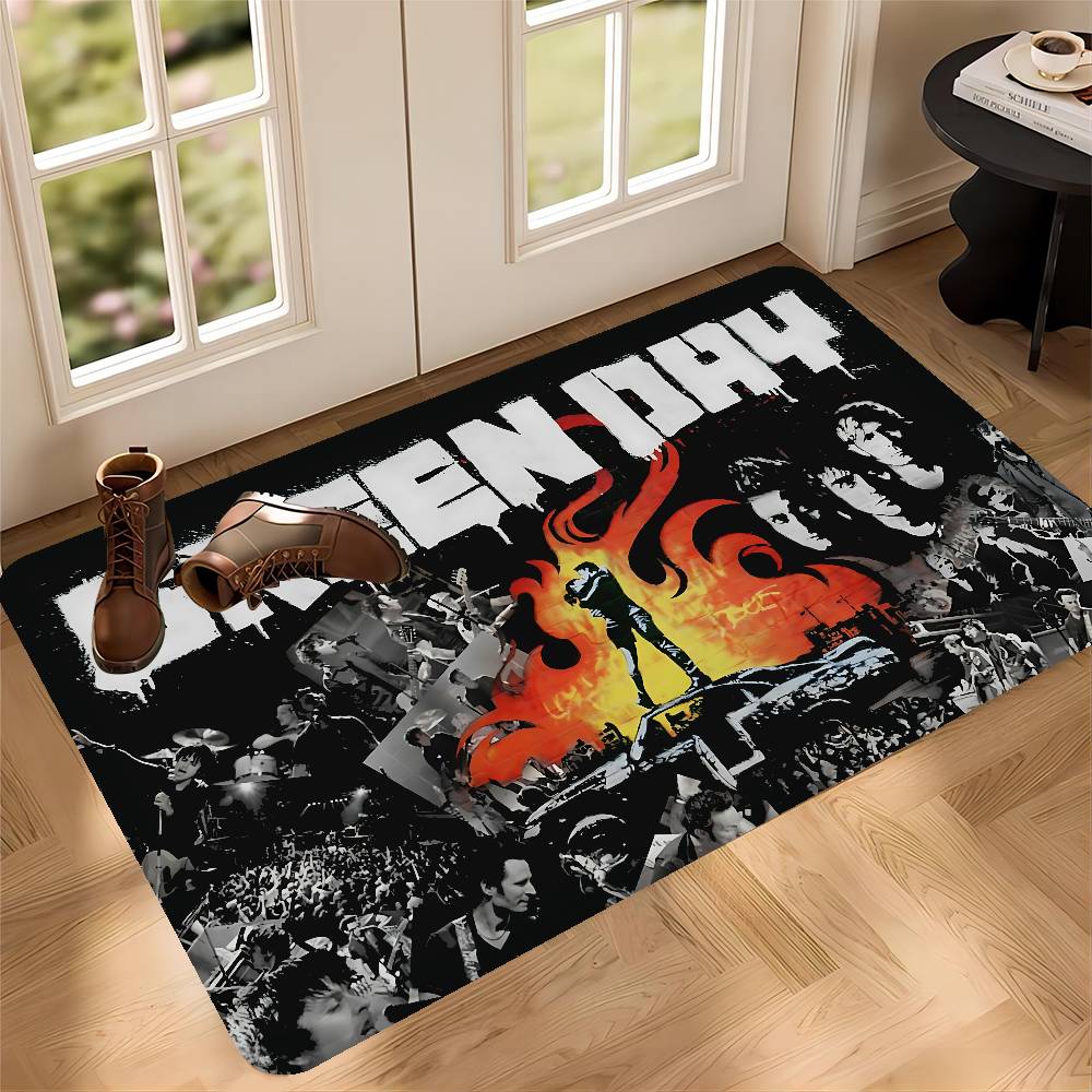 Rock Band G-Green D-Day Floor Carpet Nordic Style Home Doormat Bathroom-Toilet Mats Bedroom Hotel Decor Mat