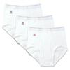 Briefs GOLD Gold Heavenly Rubber Standard Briefs 3 Piece Set Cotton G012TS3P White LL [B-V-D] 100% Men's
