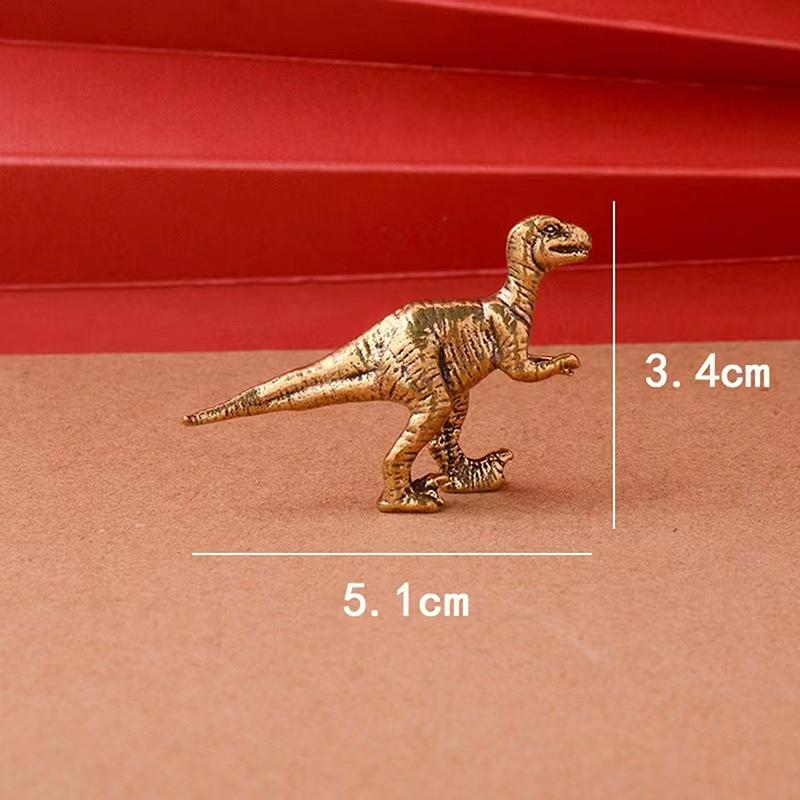 11 Kinds, Brass Dinosaur Model Decoration Jurassic Tyrannosaurus Triceratops Ankylosaurus Modeling Metal Crafts Decoration