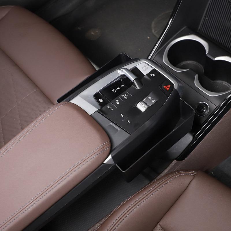 Для BMW X1 U11 2024 ABS Черный Боковой Органайзер Центральной Консоли Многофункциональный Подстаканник для Телефона Автомобильные Аксессуары для Интерьера