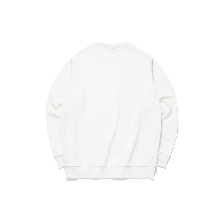 Anta X Snoopy мультяшный логотип напечатанный пуловер с длинным рукавом толстовка унисекс толстовка белая 952139731-1