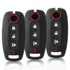 Силиконовый защитный чехол для ключа, держатель для Nissan X-trail t33 Kicks Qashqai J12 Juke Teana Altima Ariya 2023 2024 Remote