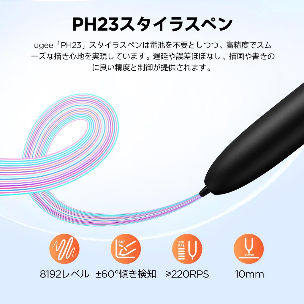 Планшет UGEE Pen Tab M908 с графическим планшетом 10 дюймов 16384 уровня нажатия пера, определение наклона, вкладка Board Колесо прокрутки 8 клавиш быстрого доступа Совместимость с