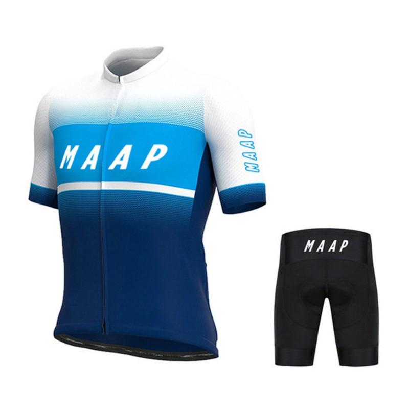MAAP Cycling Jersey Bib Shorts Set Road Mountain Bike Riding Breathable Quick-Dry Performance Wear