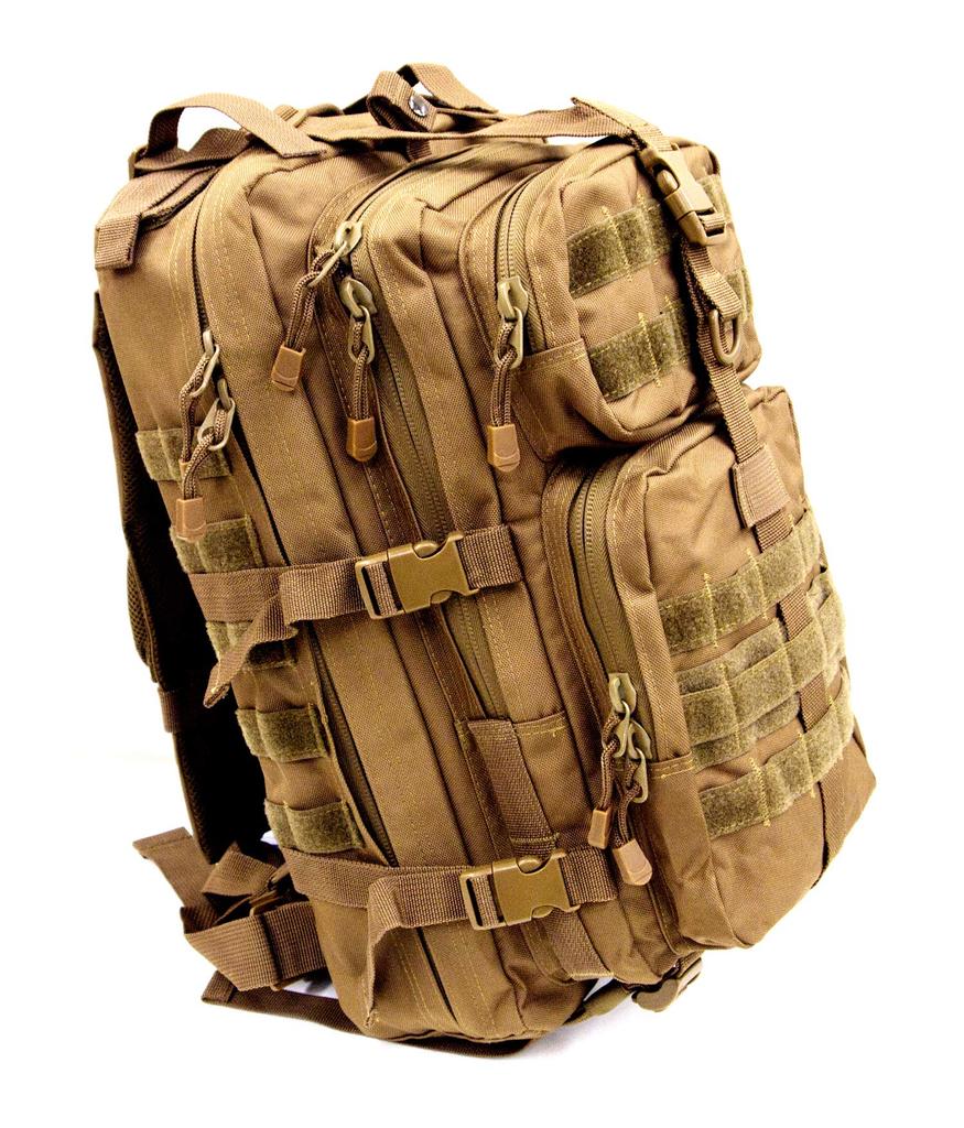 Storm Cross Military Backpack Rucksack Assault Bag Force Equipment Camouflage Survival Game 3DAY MOLL 31L 1588 [STORMCROS] Self-Defense (Tan)