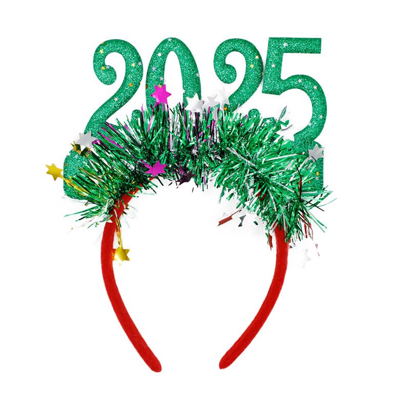 New Year Party Rave New Year'S Eve Hair Bands Glitter Colorful Headbands Characters