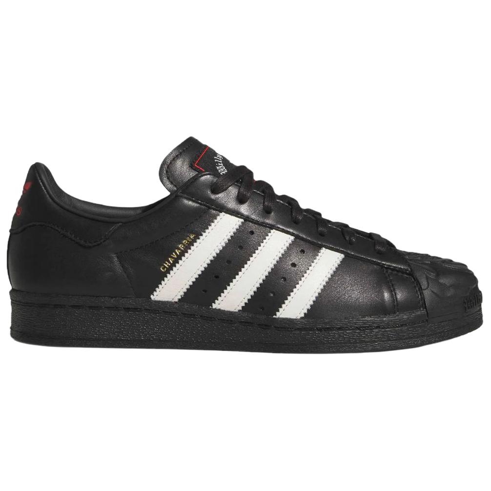 Willy Chavarria x adidas Superstar Черный/Белый Унисекс Кроссовки Off-White Красный KI5156